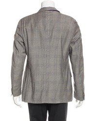 Etro Plaid Wool Sport Coat