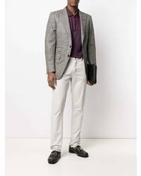 Tom Ford Prince Of Wales Single Breasted Blazer