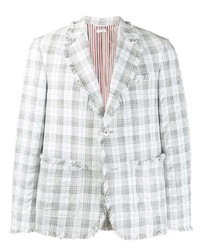 Thom Browne Seersucker Tweed Blazer Jacket