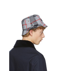 MACKINTOSH Grey Check Barr Bucket Hat