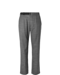 Maison Margiela Pleated Checked Virgin Wool Trousers