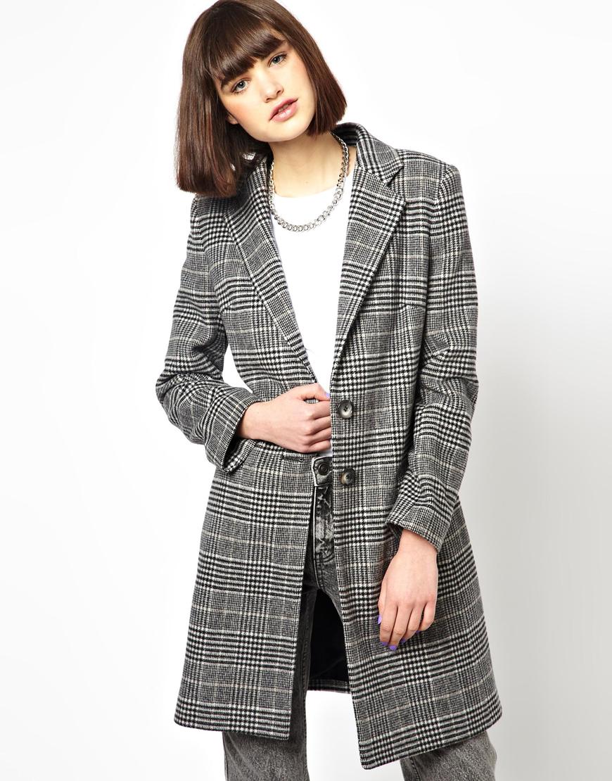 Helene Berman Classic College Coat In Mixed Check | Where to buy & how ...