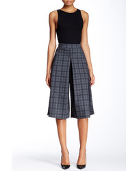 Painted Threads Plaid Knit Culotte