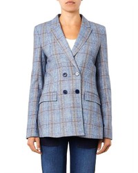 Richard Nicoll Checked Double Breasted Blazer