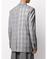 Juun.J Checked Double Breasted Blazer