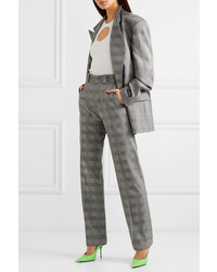 Vetements Oversized Prince Of Wales Checked Woven Blazer