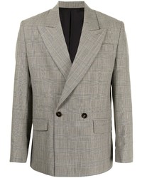 Ernest W. Baker Plaid Double Breasted Blazer