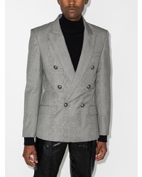 Balmain Prince Of Wales Double Breasted Blazer