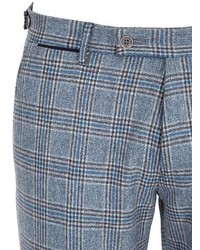 Berwich 175cm Plaid Wool Chino Pants
