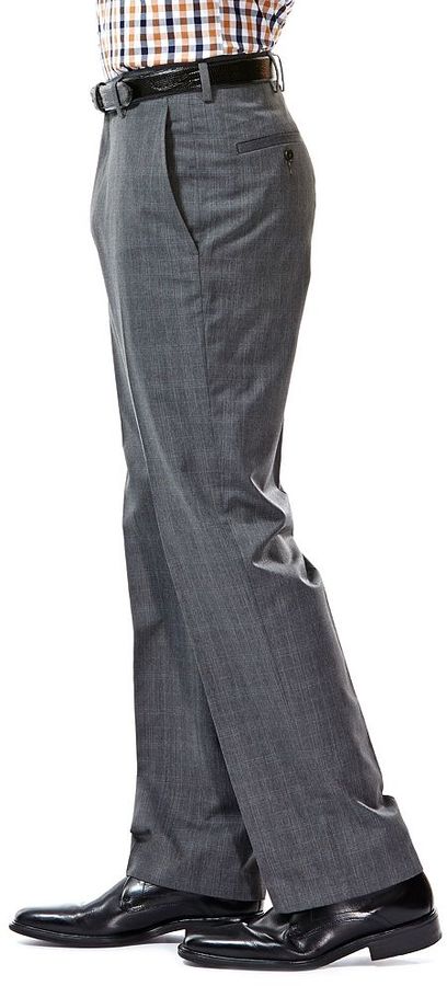 Young La 614 Dapper Dress Pants - Grey Plaid / 30x30 at