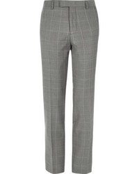 River Island Grey Checked Slim Suit Pants