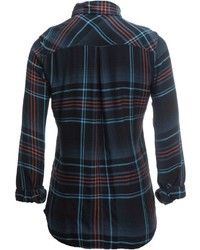 Dylan Cassidy Rayon Plaid 1 Pocket Shirt