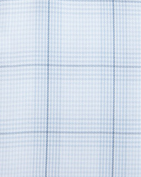 Brioni Plaid Dress Shirt Light Grayblue