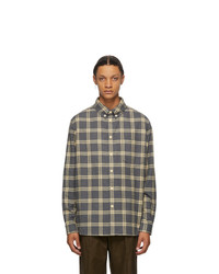 Nanushka Grey Flannel Dome Shirt