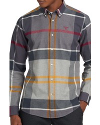 Barbour Iceloch Tailored Fit Plaid Flannel Shirt