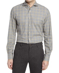 Suitsupply Plaid Flannel Button Up Shirt