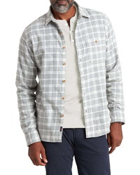 Faherty Stretch Seaview Plaid Flannel Button Up Shirt