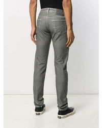 Jacob Cohen Slim Comfort Checked Skinny Jeans