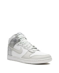 Nike Dunk High Plaid Sneakers