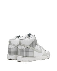 Nike Dunk High Plaid Sneakers