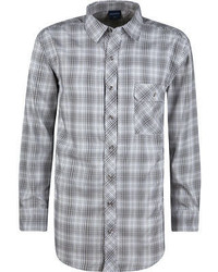 Grey Plaid Long Sleeve Shirt