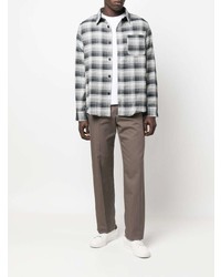 A.P.C. Check Pattern Button Up Shirt