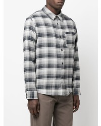 A.P.C. Check Pattern Button Up Shirt