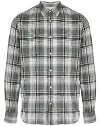 Officine Generale Checked Button Down Shirt