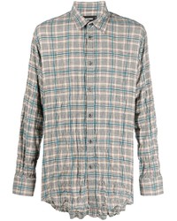 DSQUARED2 Checked Cotton Blend Shirt