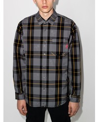 Mastermind Japan Logo Embroidered Checked Shirt