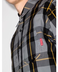 Mastermind Japan Logo Embroidered Checked Shirt