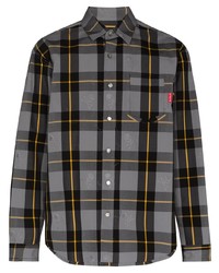 Mastermind Japan Logo Embroidered Checked Shirt