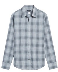 Zachary Prell Perrygold Slim Fit Check Sport Shirt
