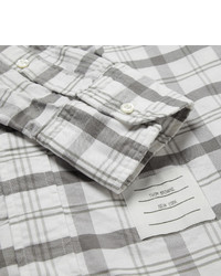 Thom Browne Plaid Cotton Oxford Shirt