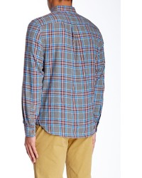 Jachs Plaid Long Sleeve Classic Fit Shirt