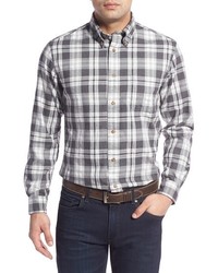 Brooks Brothers Regent Fit Long Sleeve Plaid Flannel Sport Shirt