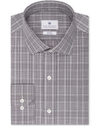 Ryan Seacrest Distinction Slim Fit Non Iron Grey Multi Plaid Dress Shirt Only At Macys