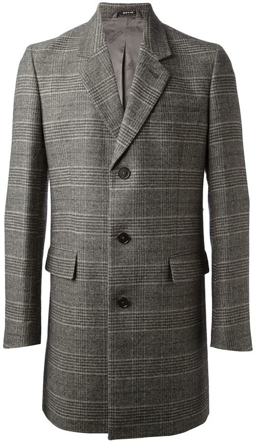 Maison Margiela Tweed Overcoat, $2,090 | farfetch.com | Lookastic