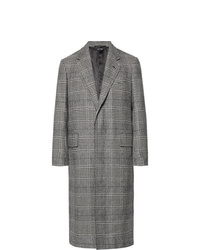 Dunhill Prince Of Wales Checked Wool And Cashmere Blend Coat