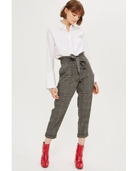 Topshop Check Y Trousers