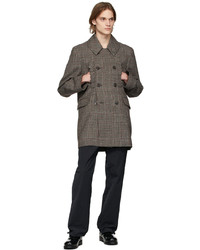 Stefan Cooke Grey Wool Pea Coat
