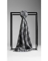 Burberry Painted Check Scarf