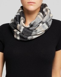 Bloomingdale's C By Plaid Cashmere Scarf