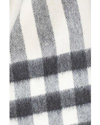 Burberry Heritage Giant Check Fringed Cashmere Muffler