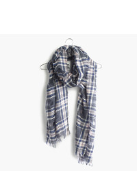 Madewell Openweave Scarf In Floresti Plaid