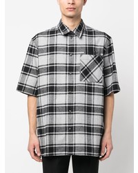 Off-White Arrows Embroidered Checked Shirt