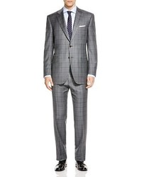 Canali Faint Plaid Siena Classic Fit Suit
