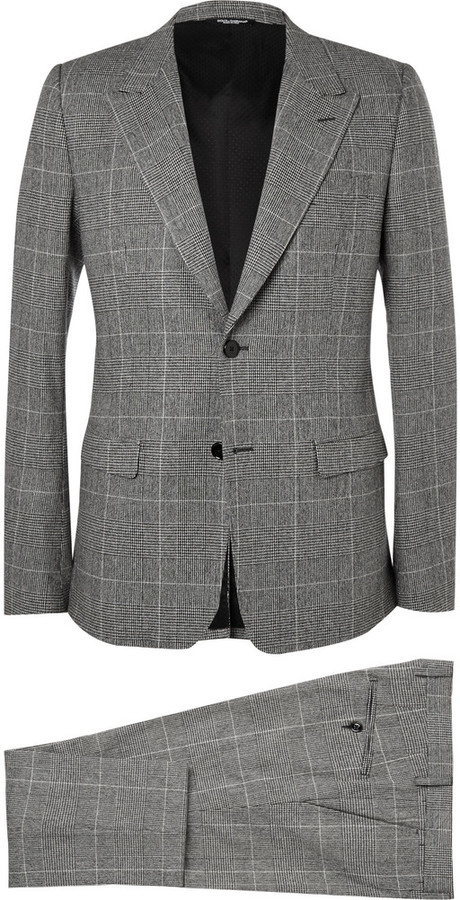 dolce and gabbana plaid suit