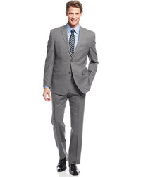 Andrew Marc Marc New York By Grey Plaid Suit