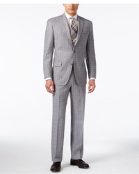 MICHAEL Michael Kors Michl Michl Kors Classic Fit Grey Plaid Suit